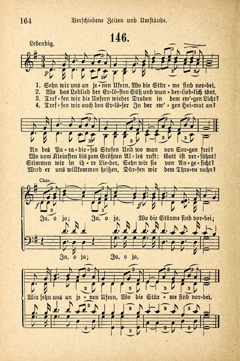 Sonntagsschulharfe: Eine Sammlung auserlesener Lieder und Melodien für die Jugend page 164