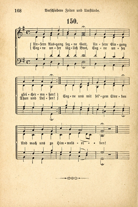 Sonntagsschulharfe: Eine Sammlung auserlesener Lieder und Melodien für die Jugend page 168