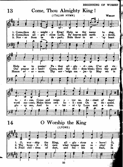 Sunday School Hymnal: with offices of devotion page 10
