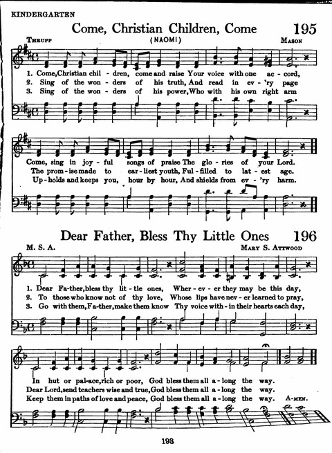Sunday School Hymnal: with offices of devotion page 153