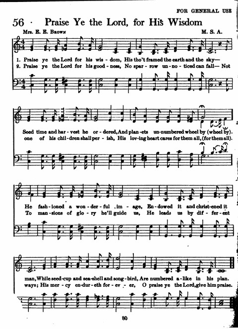 Sunday School Hymnal: with offices of devotion page 40