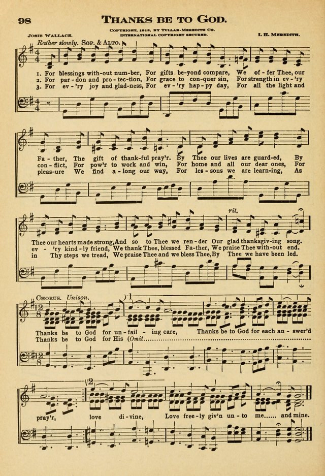 Sunday School Hymns No. 2 page 105