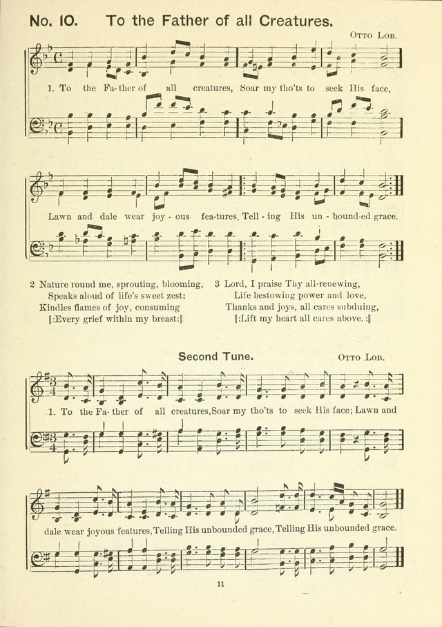 The Sabbath School Hymnal, a collection of songs, services and responses for Jewish Sabbath schools, and homes 4th rev. ed. page 12