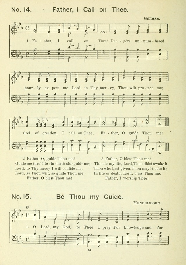 The Sabbath School Hymnal, a collection of songs, services and responses for Jewish Sabbath schools, and homes 4th rev. ed. page 15