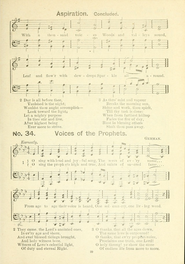 The Sabbath School Hymnal, a collection of songs, services and responses for Jewish Sabbath schools, and homes 4th rev. ed. page 30