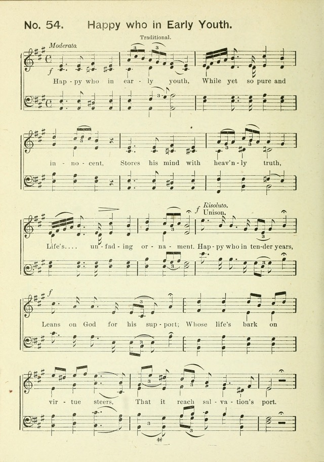 The Sabbath School Hymnal, a collection of songs, services and responses for Jewish Sabbath schools, and homes 4th rev. ed. page 47