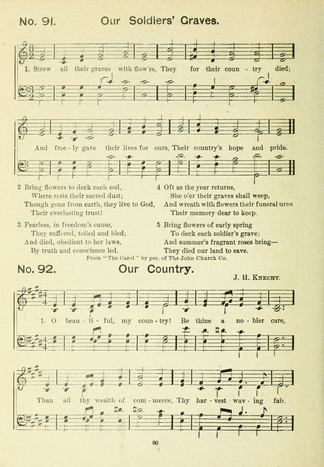 The Sabbath School Hymnal, a collection of songs, services and responses for Jewish Sabbath schools, and homes 4th rev. ed. page 81