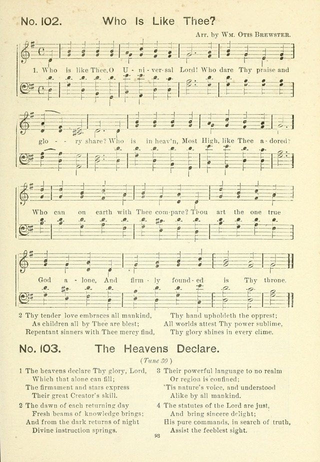 The Sabbath School Hymnal, a collection of songs, services and responses for Jewish Sabbath schools, and homes 4th rev. ed. page 94