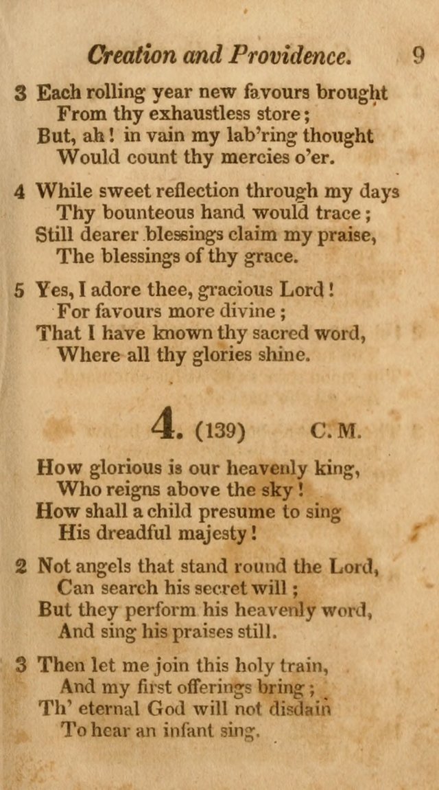 Sunday School Hymn Book. (19th ed) page 9