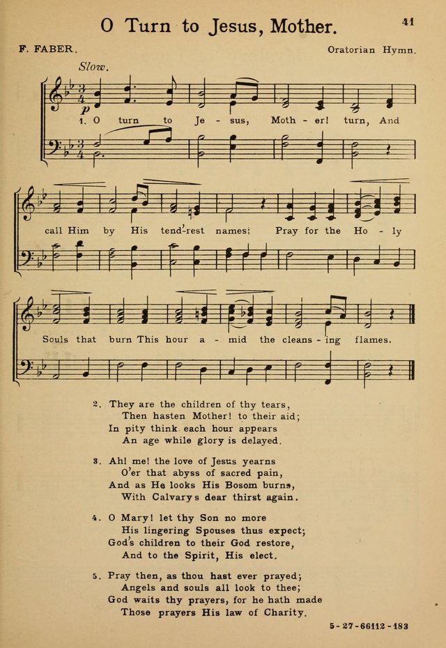 Sunday School Hymn Book page 41