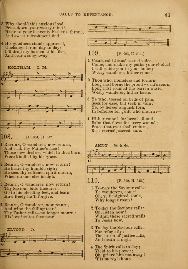 The Sabbath School Hymn and Tune Book: selected from the Sabbath hymn and tune book page 47