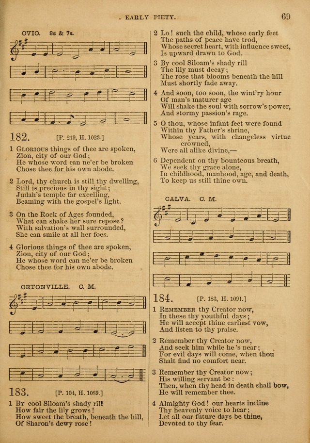 The Sabbath School Hymn and Tune Book: selected from the Sabbath hymn and tune book page 77