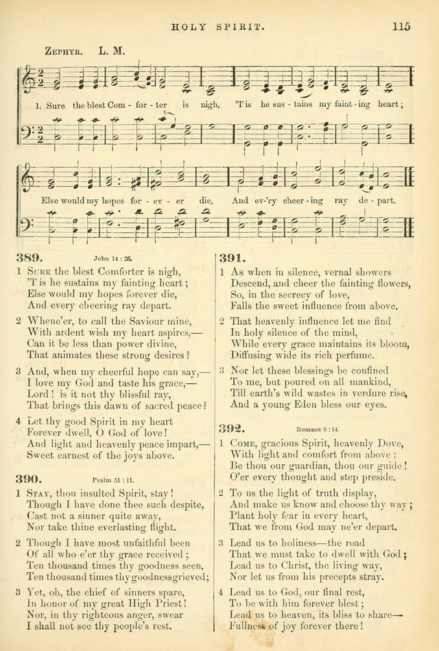 Songs for the Sanctuary: or hymns and tunes for Christian worship page 115