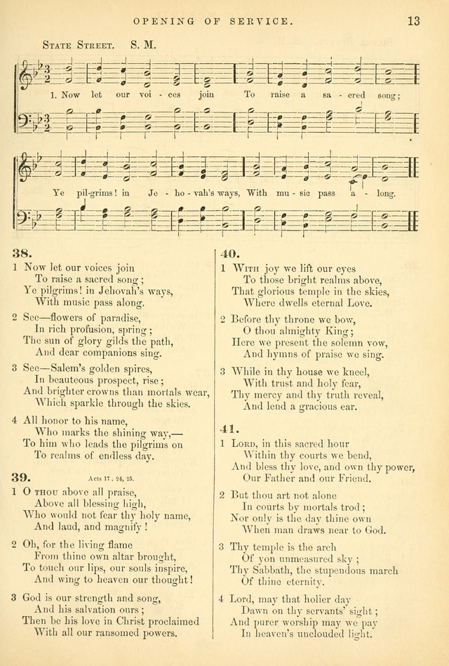Songs for the Sanctuary: or hymns and tunes for Christian worship page 13