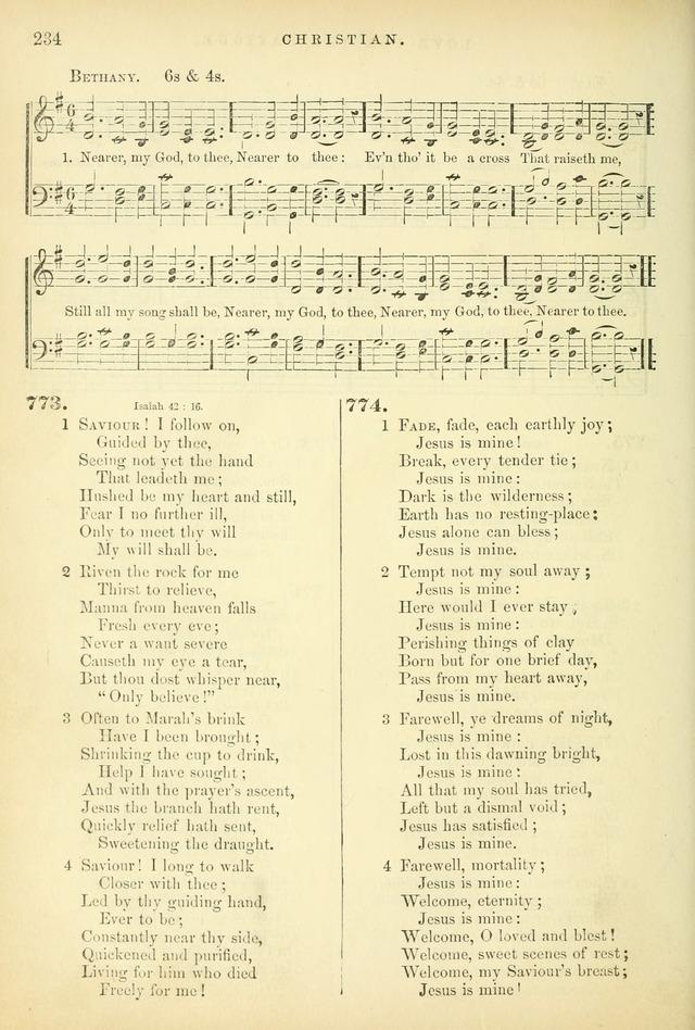 Songs for the Sanctuary: or hymns and tunes for Christian worship page 234