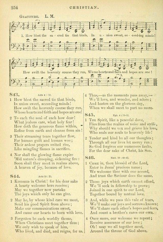 Songs for the Sanctuary: or hymns and tunes for Christian worship page 254