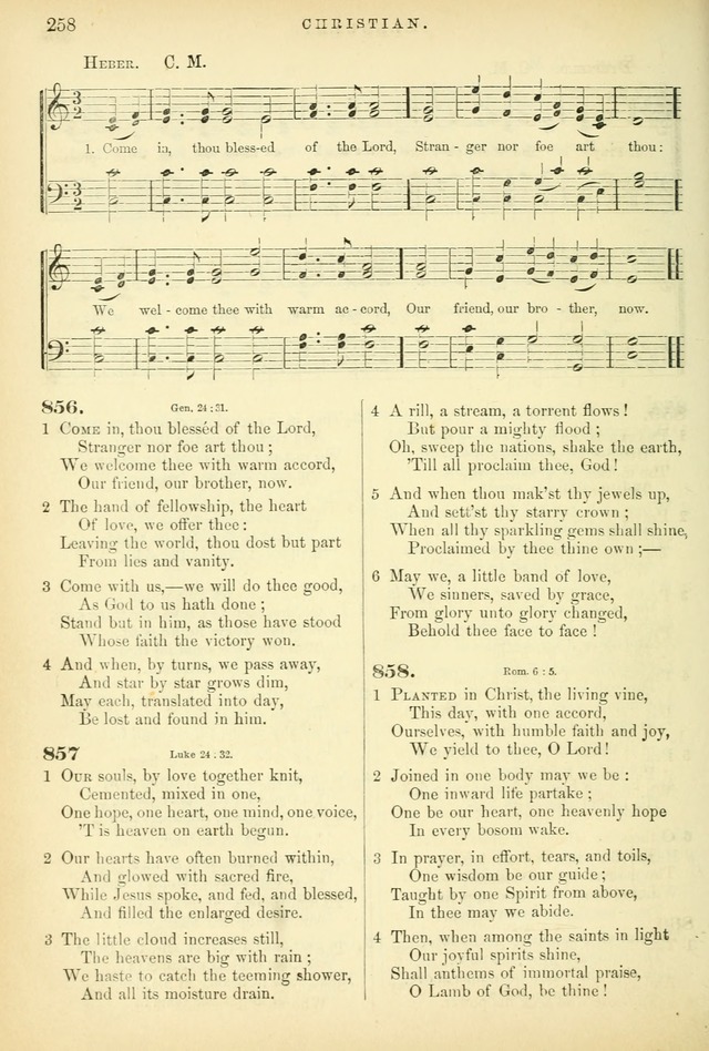 Songs for the Sanctuary: or hymns and tunes for Christian worship page 258