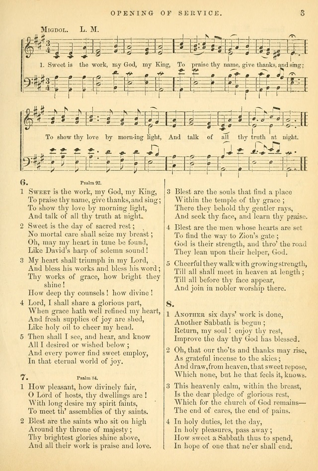 Songs for the Sanctuary: or hymns and tunes for Christian worship page 3