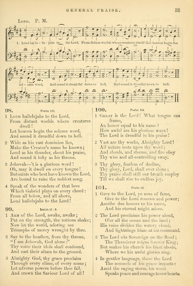 Songs for the Sanctuary: or hymns and tunes for Christian worship page 31