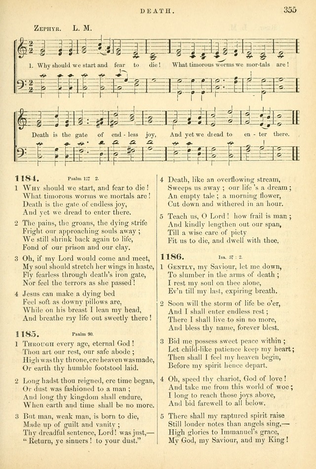 Songs for the Sanctuary: or hymns and tunes for Christian worship page 355