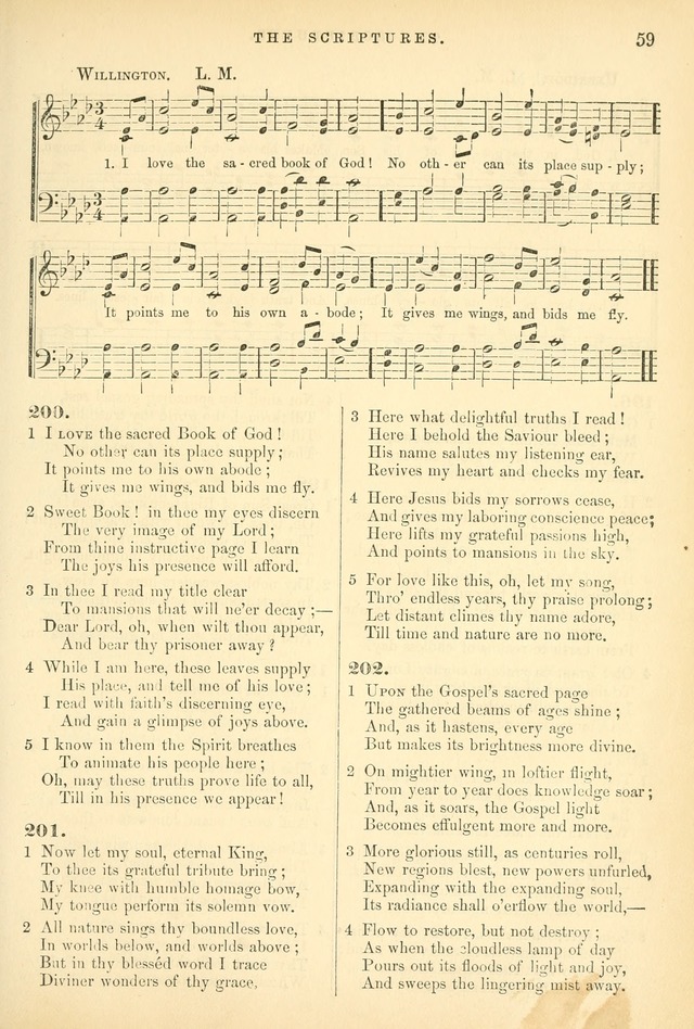 Songs for the Sanctuary: or hymns and tunes for Christian worship page 59