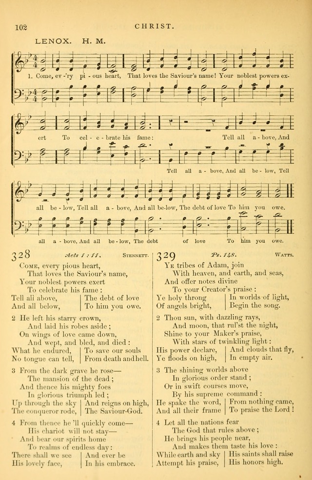 Songs for the Sanctuary: or hymns and tunes for Christian Worship page 103