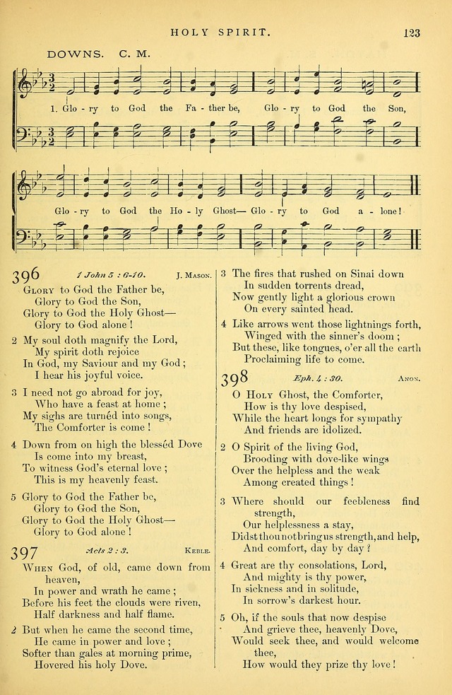 Songs for the Sanctuary: or hymns and tunes for Christian Worship page 124