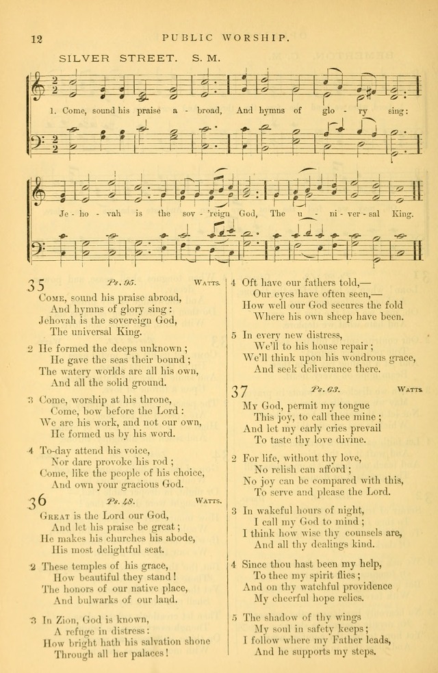 Songs for the Sanctuary: or hymns and tunes for Christian Worship page 13