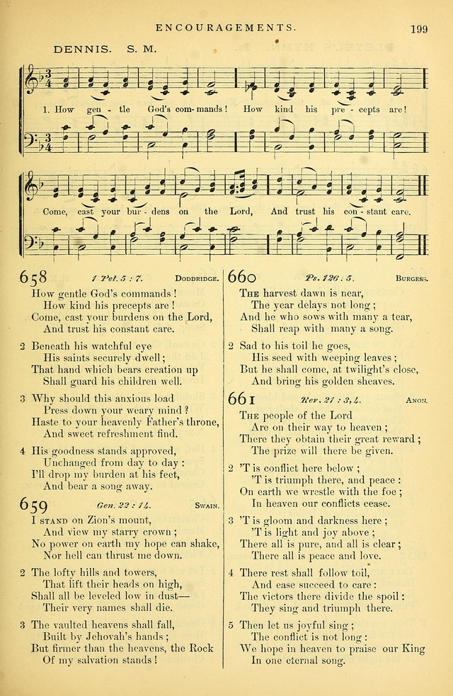 Songs for the Sanctuary: or hymns and tunes for Christian Worship page 200