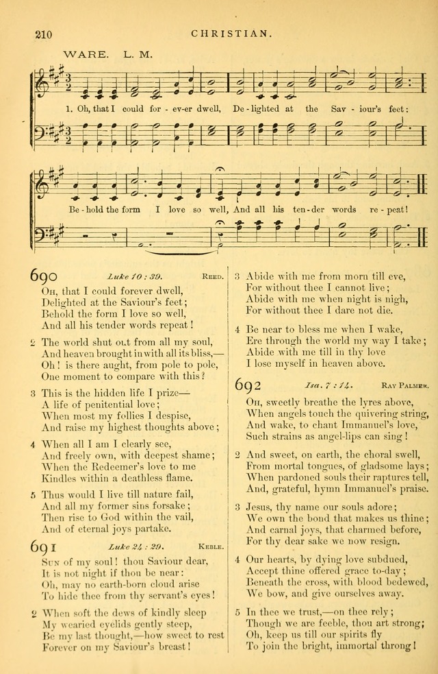 Songs for the Sanctuary: or hymns and tunes for Christian Worship page 211
