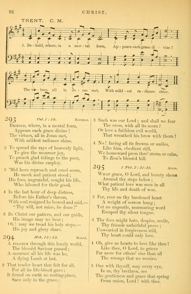 Songs for the Sanctuary: or hymns and tunes for Christian Worship page 93
