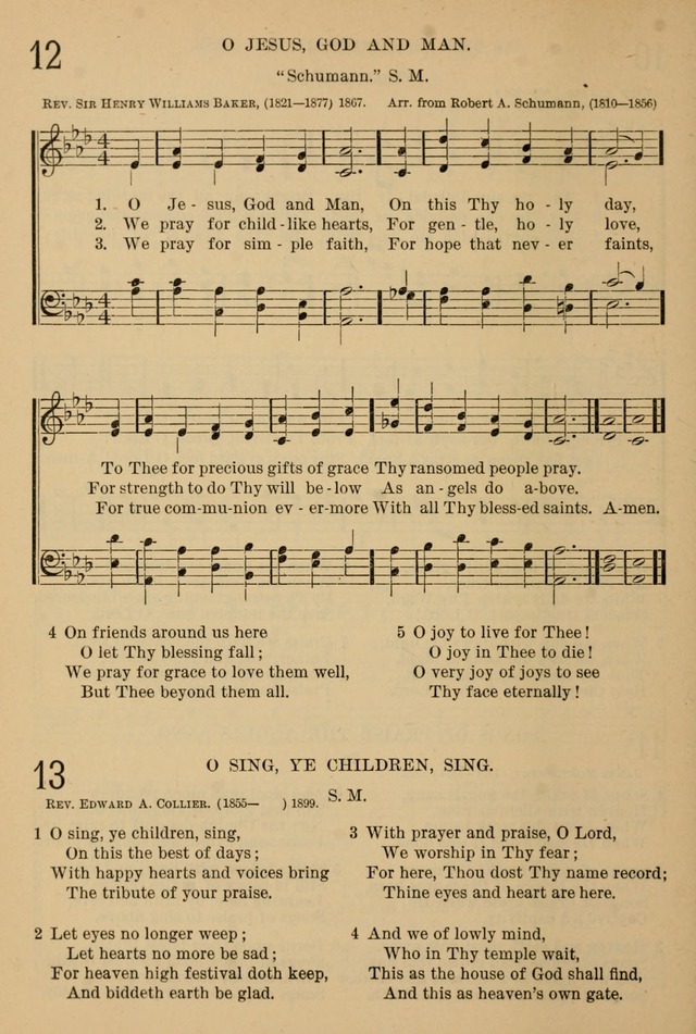 The Sunday School Hymnal: with offices of devotion page 10