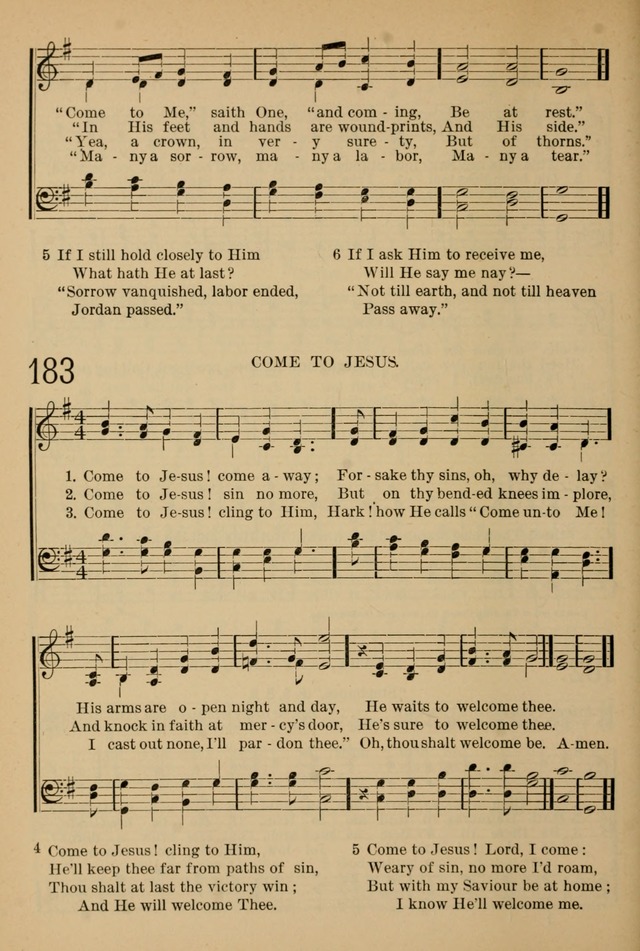 The Sunday School Hymnal: with offices of devotion page 168