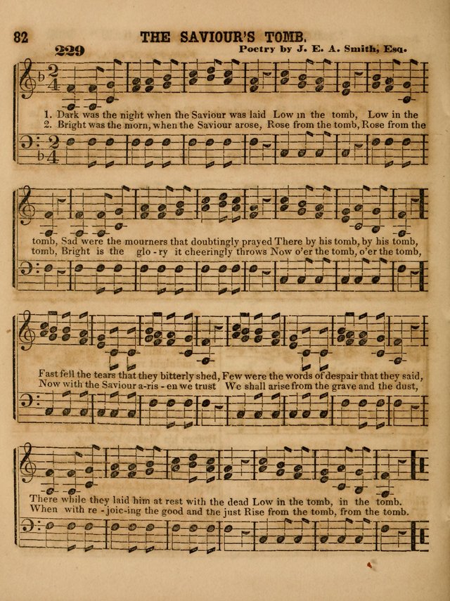 The Sabbath School Lute: a selection of hymns and appropriate melodies, adapted to the wants of Sabbath schools, families and social meetings page 82