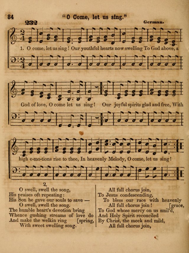 The Sabbath School Lute: a selection of hymns and appropriate melodies, adapted to the wants of Sabbath schools, families and social meetings page 84