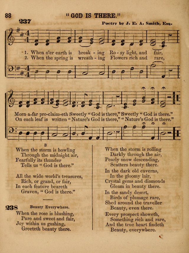 The Sabbath School Lute: a selection of hymns and appropriate melodies, adapted to the wants of Sabbath schools, families and social meetings page 88