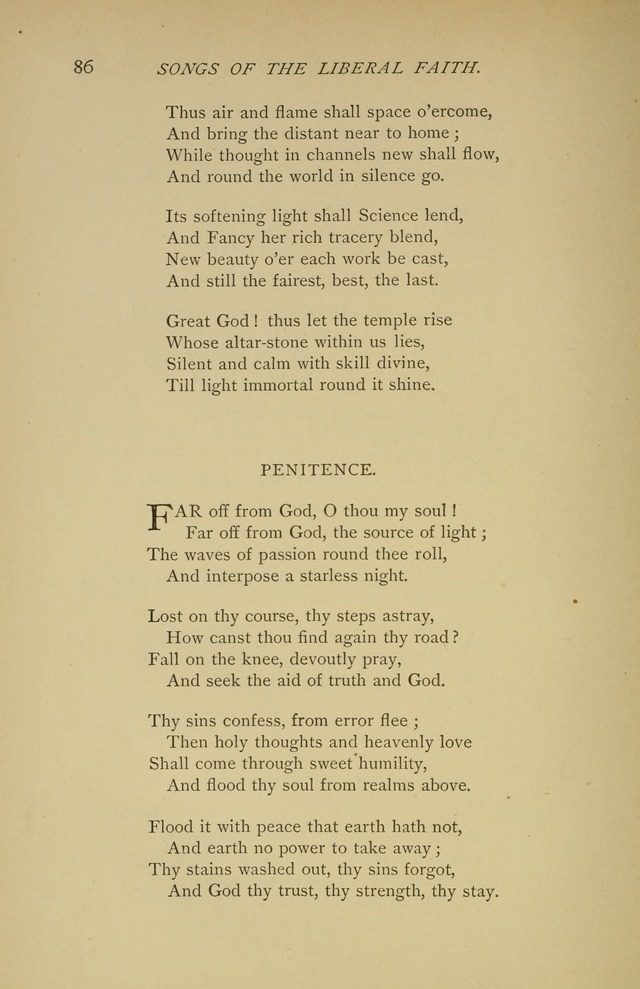 Singers and Songs of the Liberal Faith page 87