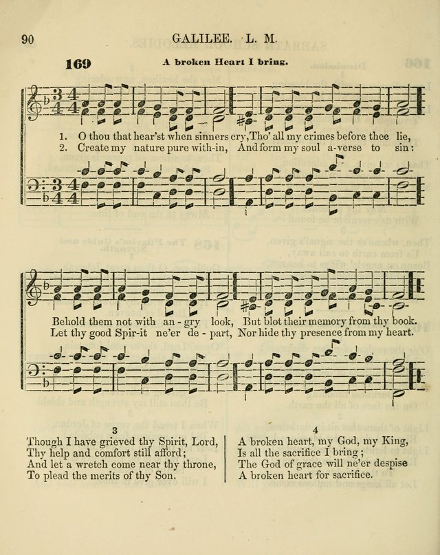 The Sabbath School Melodist: being a selection of hymns with appropriate music; for the use of Sabbath schools, families and social meetings page 90