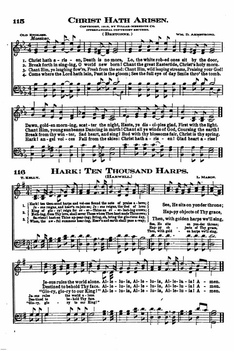 Sunday School Melodies: a Collection of new and Standard Hymns for the Sunday School page 112