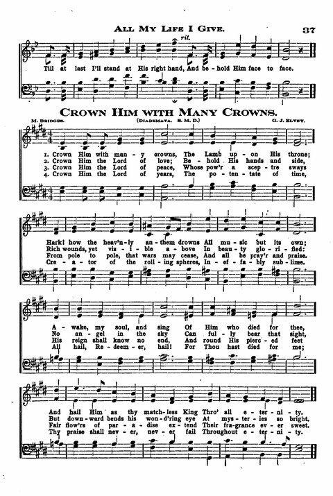 Sunday School Melodies: a Collection of new and Standard Hymns for the Sunday School page 37