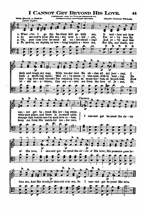 Sunday School Melodies: a Collection of new and Standard Hymns for the Sunday School page 41