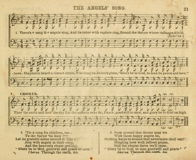 The Sunday-School Music Book: enlarged page 21