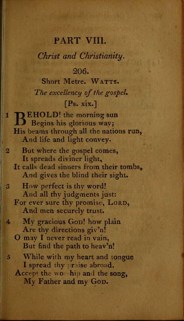 A Selection of Sacred Poetry: consisting of psalms and hymns, from Watts, Doddridge, Merrick, Scott, Cowper, Barbauld, Steele ...compiled for  the use of the Unitarian Church in Philadelphia page 183