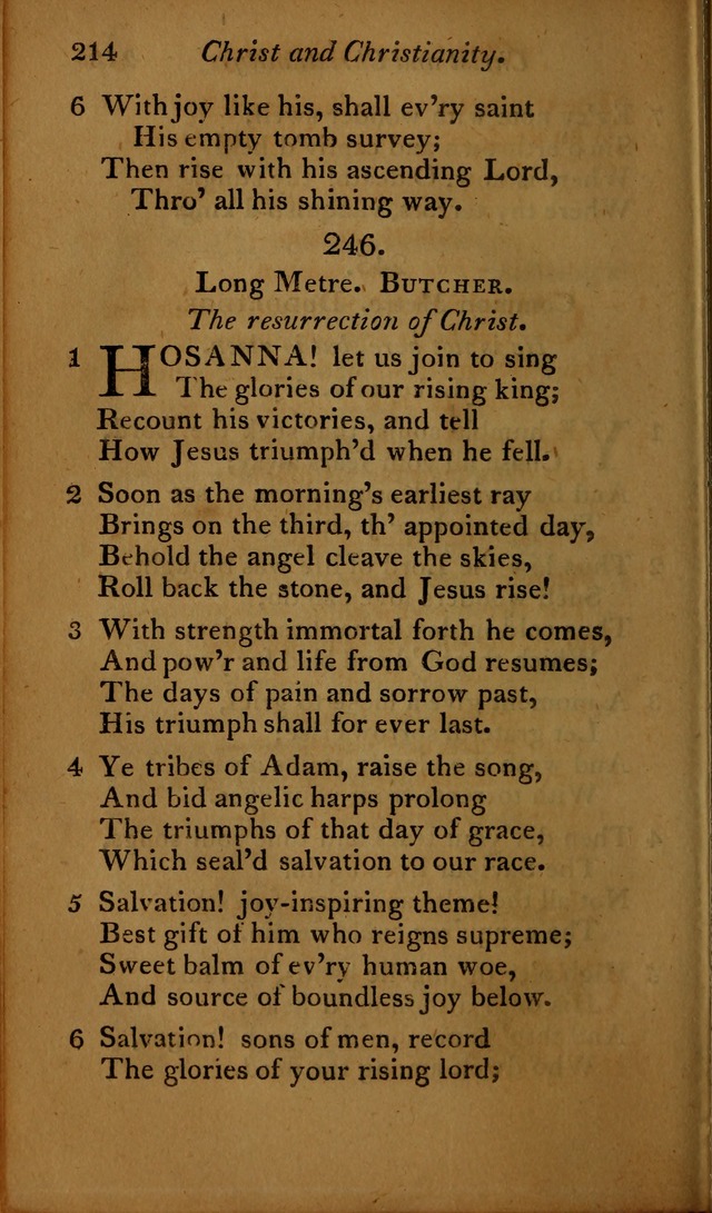 A Selection of Sacred Poetry: consisting of psalms and hymns, from Watts, Doddridge, Merrick, Scott, Cowper, Barbauld, Steele ...compiled for  the use of the Unitarian Church in Philadelphia page 214