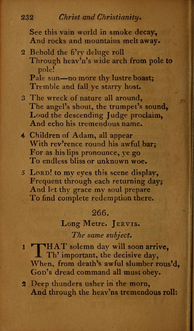 A Selection of Sacred Poetry: consisting of psalms and hymns, from Watts, Doddridge, Merrick, Scott, Cowper, Barbauld, Steele ...compiled for  the use of the Unitarian Church in Philadelphia page 232