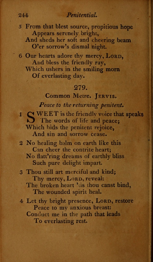 A Selection of Sacred Poetry: consisting of psalms and hymns, from Watts, Doddridge, Merrick, Scott, Cowper, Barbauld, Steele ...compiled for  the use of the Unitarian Church in Philadelphia page 244