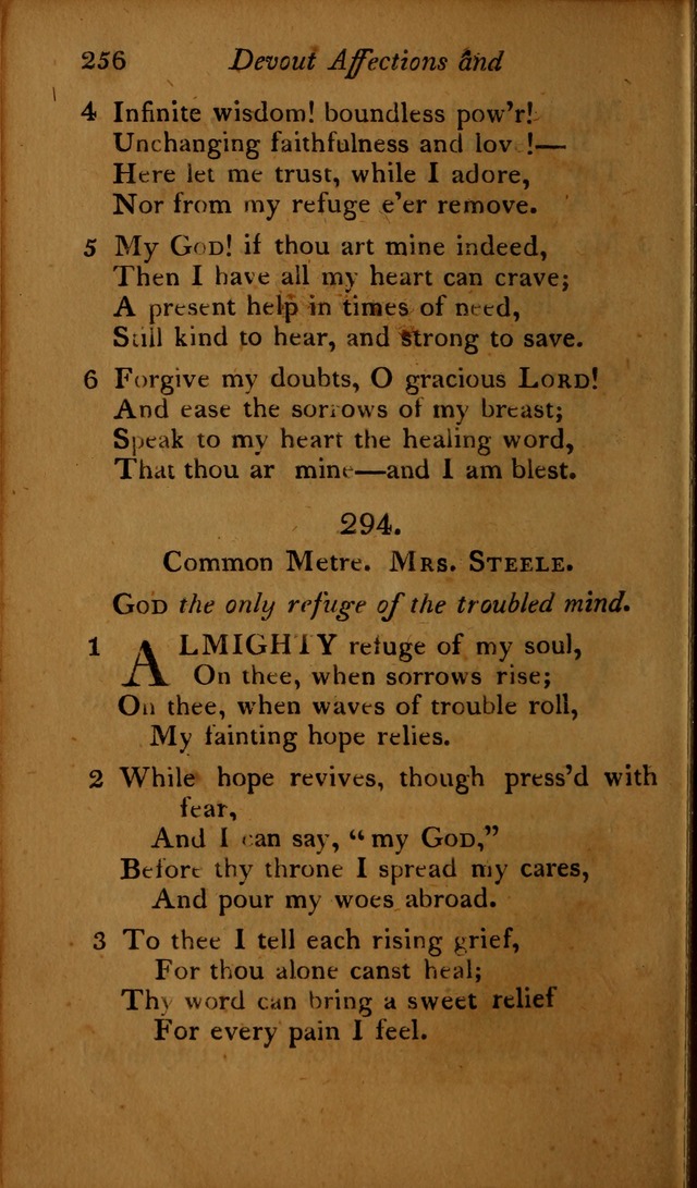 A Selection of Sacred Poetry: consisting of psalms and hymns, from Watts, Doddridge, Merrick, Scott, Cowper, Barbauld, Steele ...compiled for  the use of the Unitarian Church in Philadelphia page 256