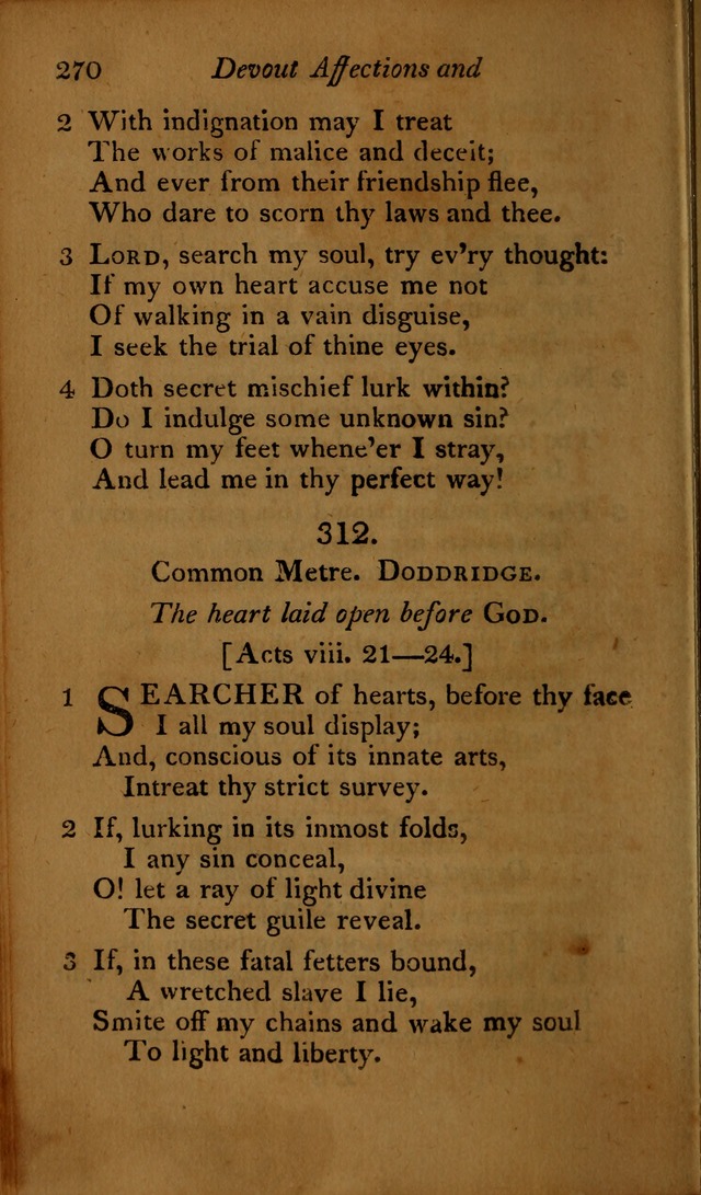 A Selection of Sacred Poetry: consisting of psalms and hymns, from Watts, Doddridge, Merrick, Scott, Cowper, Barbauld, Steele ...compiled for  the use of the Unitarian Church in Philadelphia page 270