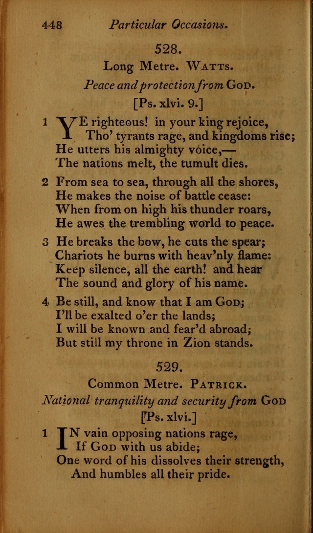 A Selection of Sacred Poetry: consisting of psalms and hymns, from Watts, Doddridge, Merrick, Scott, Cowper, Barbauld, Steele ...compiled for  the use of the Unitarian Church in Philadelphia page 448