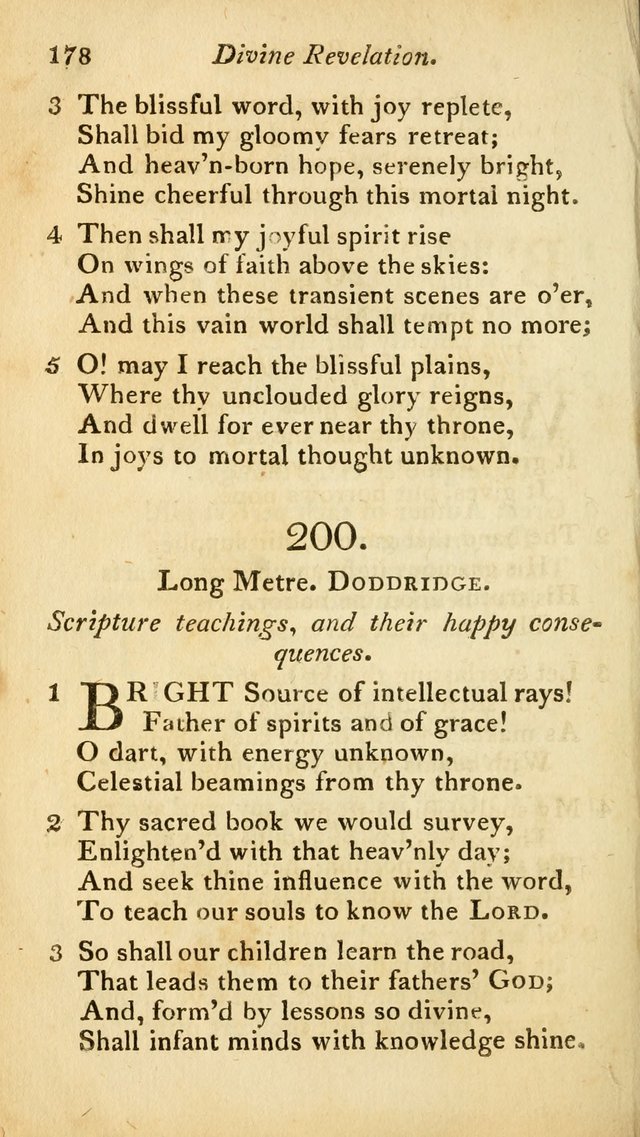 A Selection of Sacred Poetry: consisting of psalms and hymns from Watts, Doddridge, Merrick, Scott, Cowper, Barbauld, Steele, and others (2nd ed.) page 178